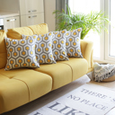 Circuit 4-piece Decorative Geometric Flashback Throw Pillow Cover 18" x 18"