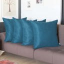 Tahitian Tide 22X22" Honey Set of 4 Decorative Throw Pillow Cover Solid Color Lumbar & Square Pillowcase for Couch, Bedding