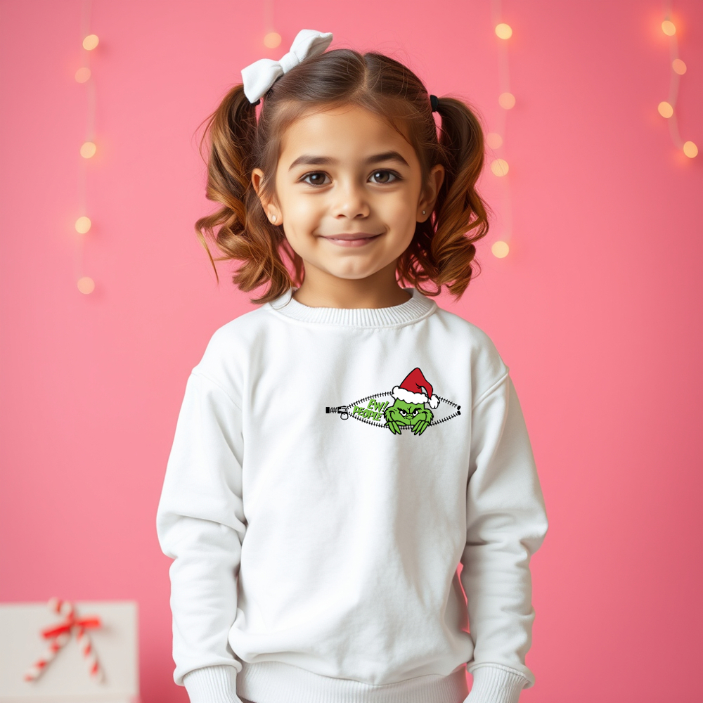 Toddler Green Meanie Era Sweatshirt