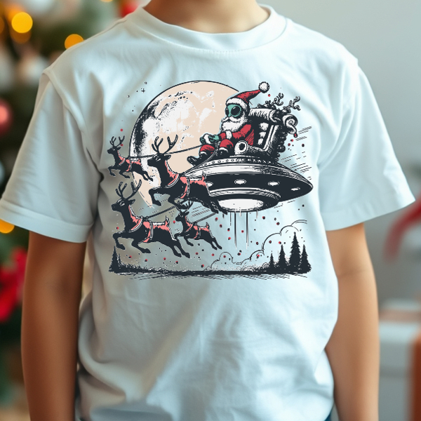 Kids Cosmic Christmas Tee