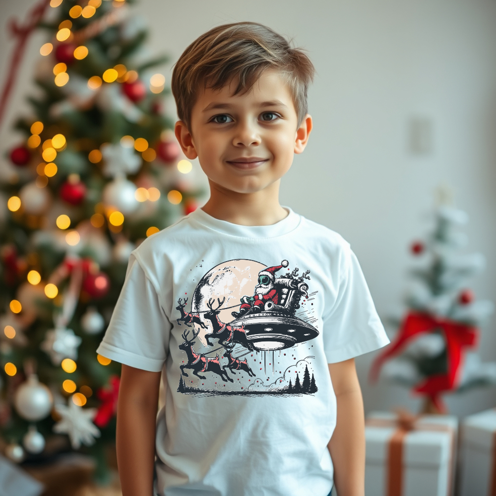 Kids Cosmic Christmas Tee