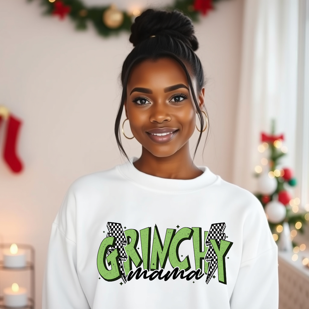 Women's Green Meanie Sweatshirt