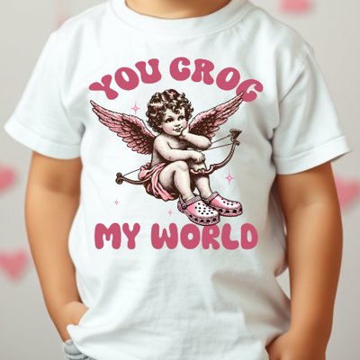 Toddler You Croc My World Tee