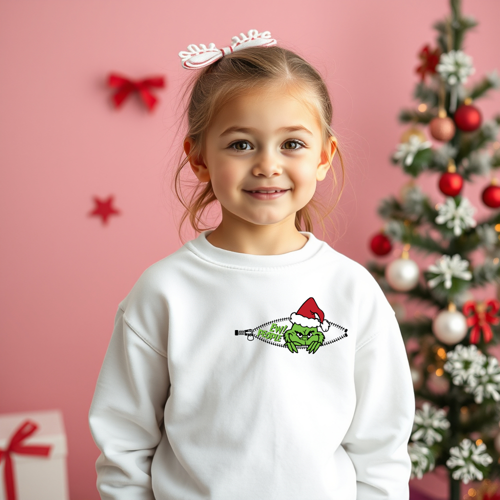 Toddler Green Meanie Era Sweatshirt