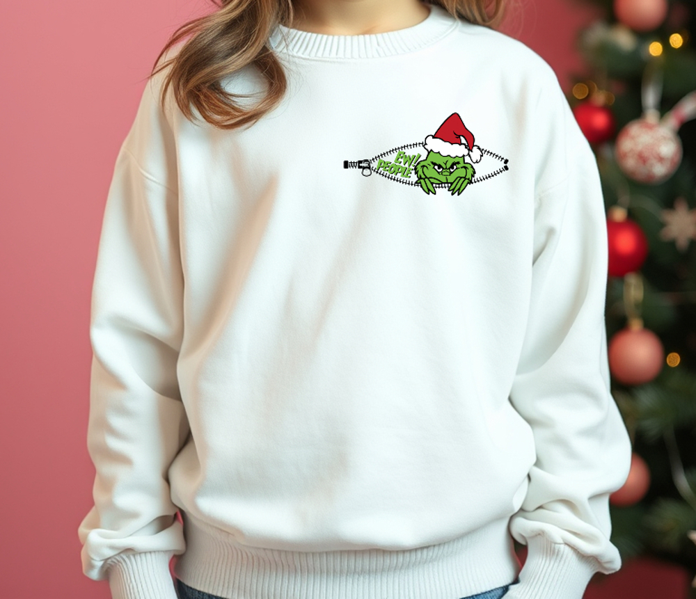 Toddler Green Meanie Era Sweatshirt