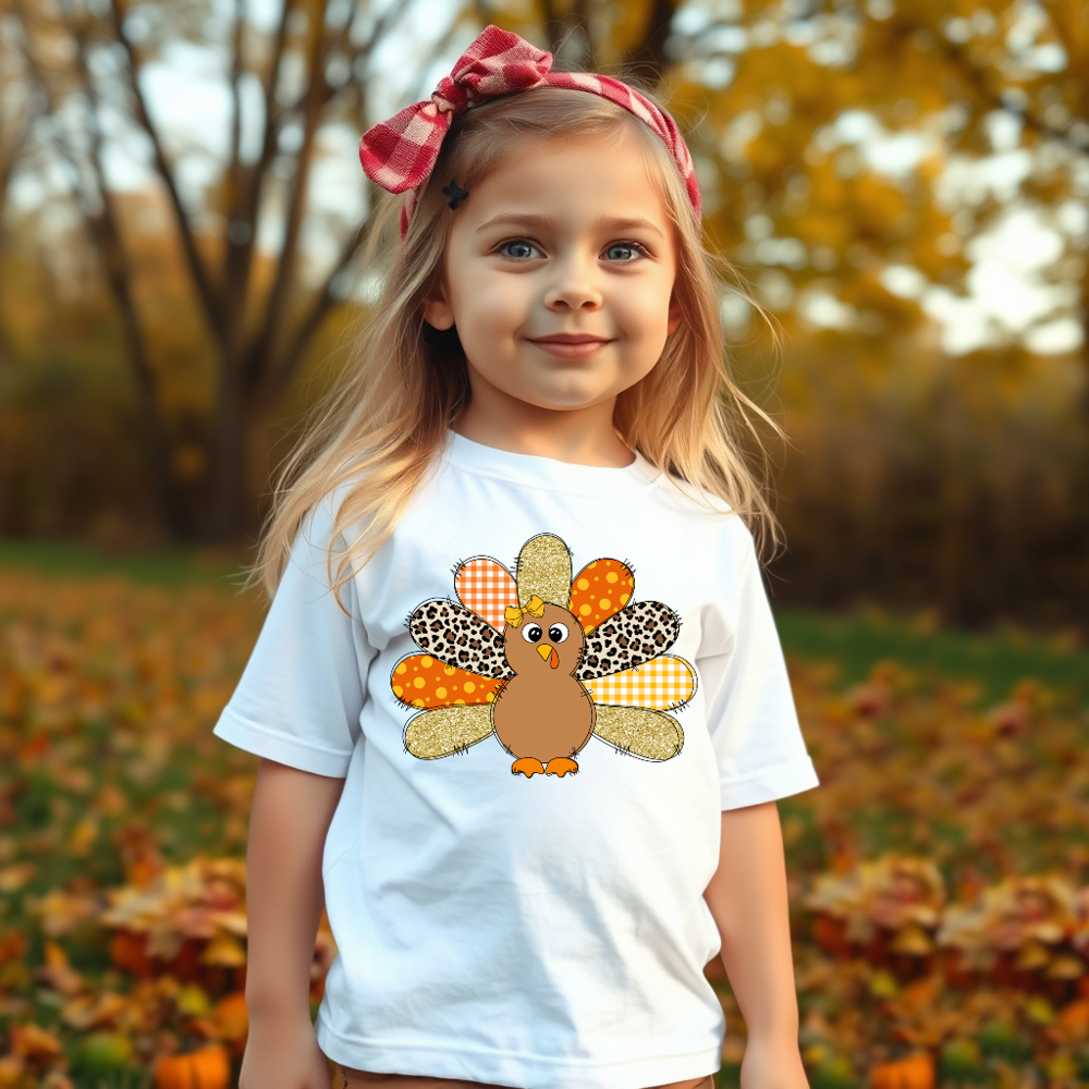 Toddler Patchwork Turkey Tee