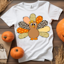  Toddler Patchwork Turkey Tee