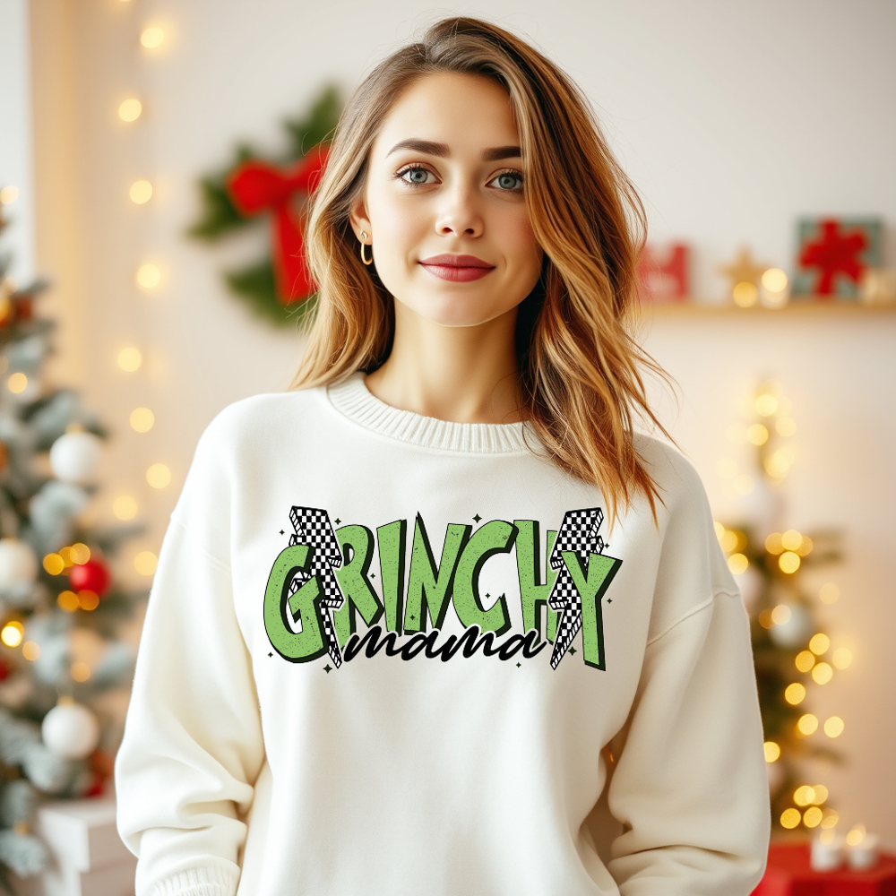 Women's Green Meanie Sweatshirt