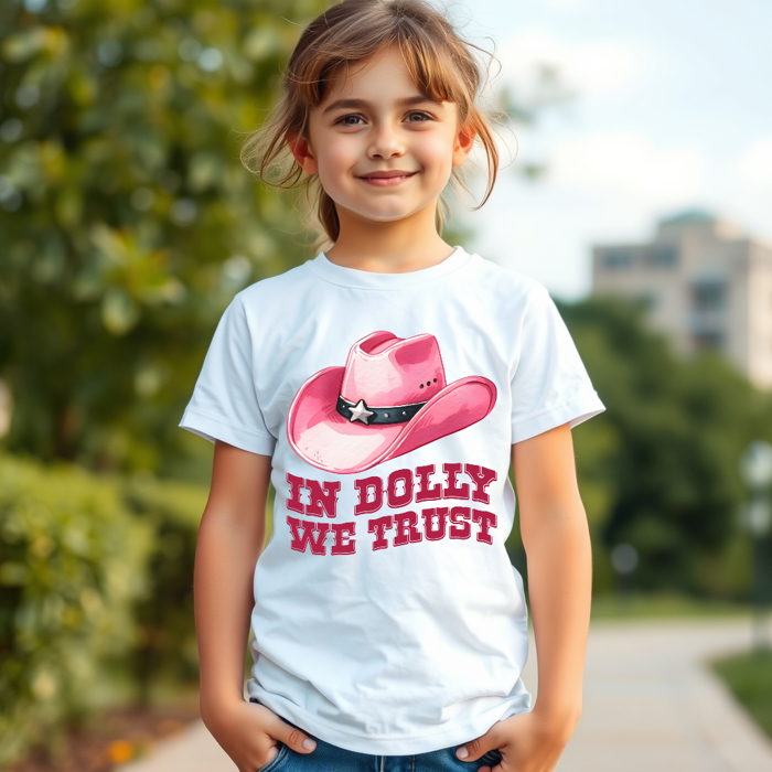 Kids In Dolly We Trust Tee