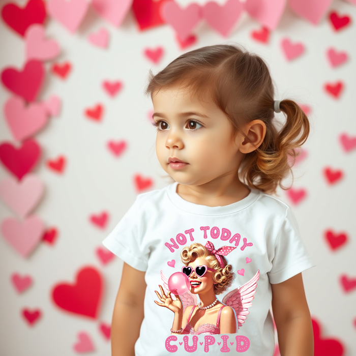 Toddler Not Today Cupid Tee