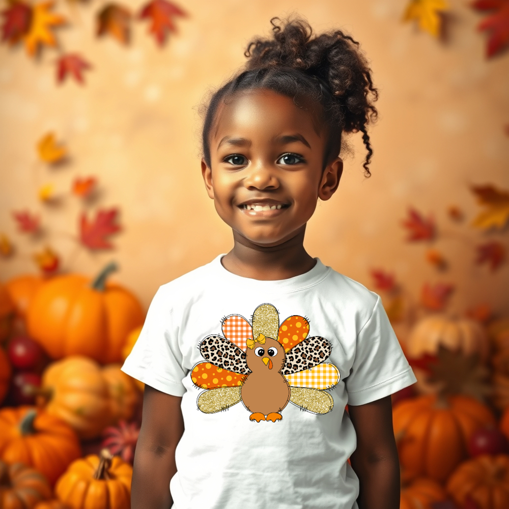 Toddler Patchwork Turkey Tee