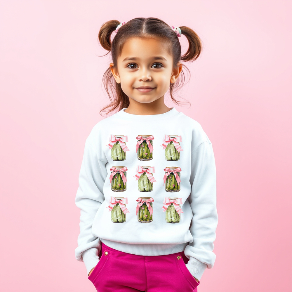 Kids Pretty Pickles Sweatshirt