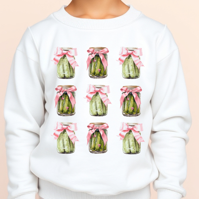 Kids Pretty Pickles Sweatshirt