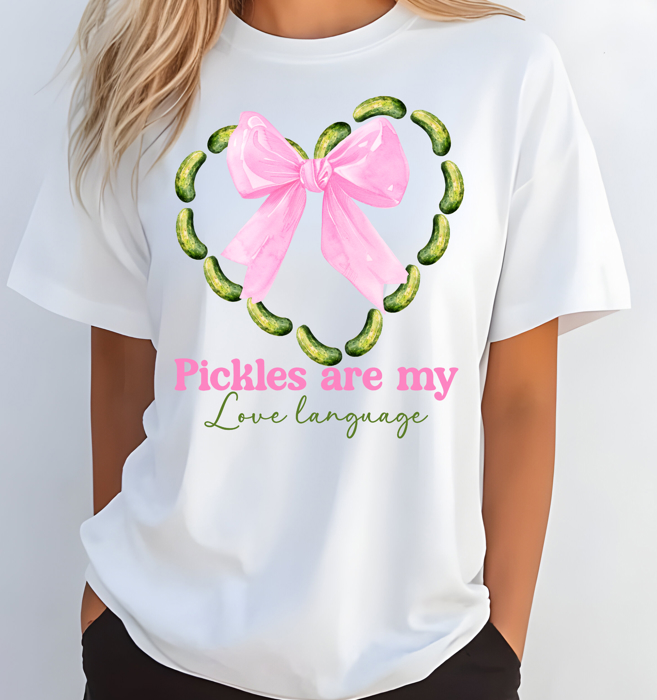 Adult Pickles Are My Love Language Tee