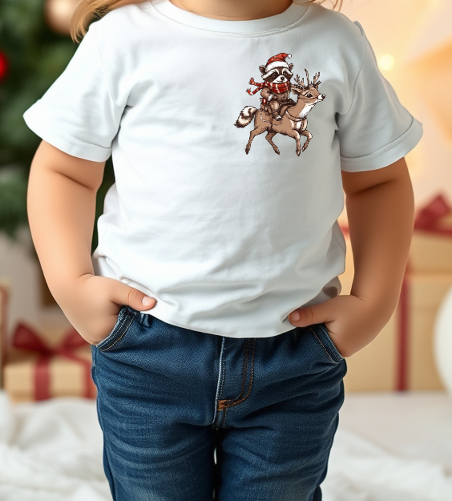 Kids Sorry Santa, I've Been Feral Tee