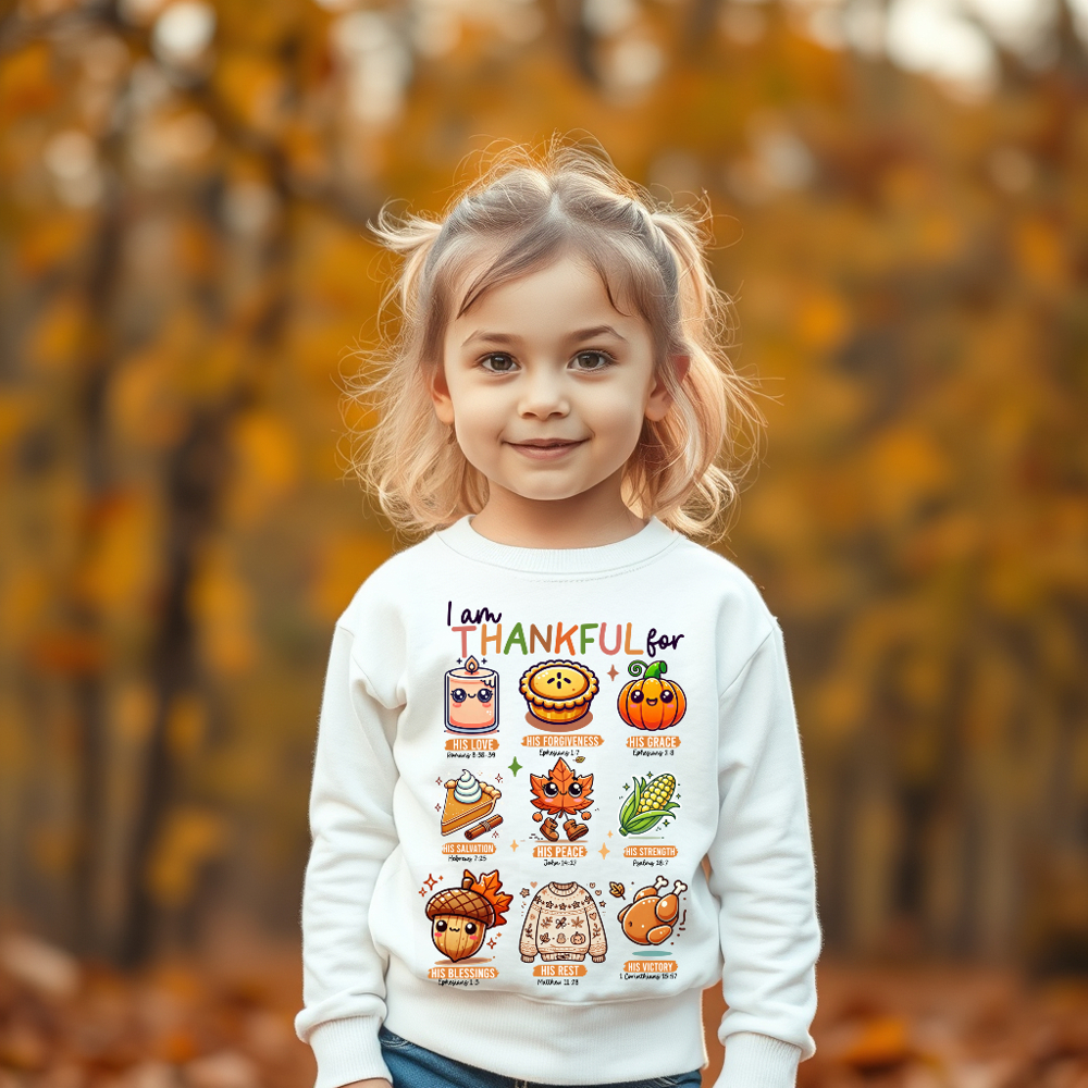 Toddler Thankful For His Love Sweatshirt