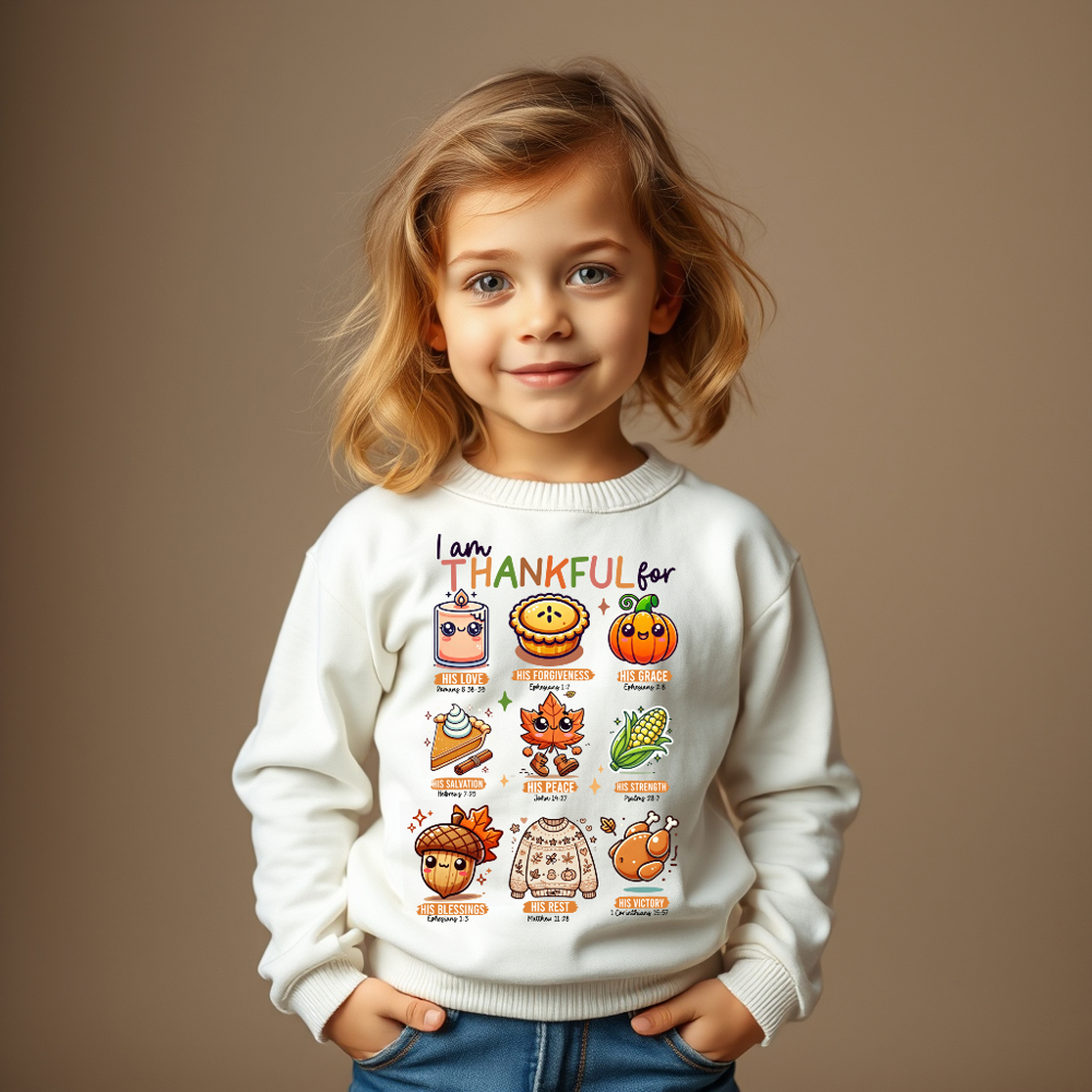 Toddler Thankful For His Love Sweatshirt