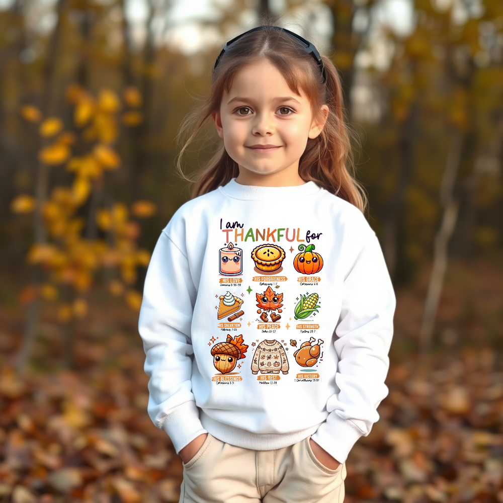 Toddler Thankful For His Love Sweatshirt