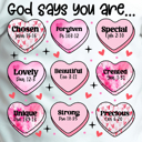  Toddler Valentine's God Says You Are