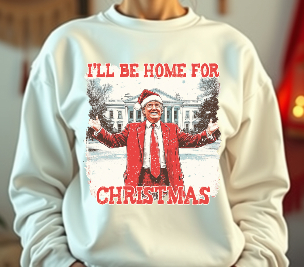 Unisex Trump Home For Christmas Sweatshirt