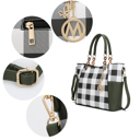 Womens Black MKF Collection Bonita Tote Bag and Wallet Set By Mia K.