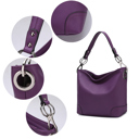 Womens Lilac MKF Collection Emily Hobo Bag by Mia K. 