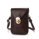 Coffee Brown MKF Collection Havana II Phone Crossbody Bag