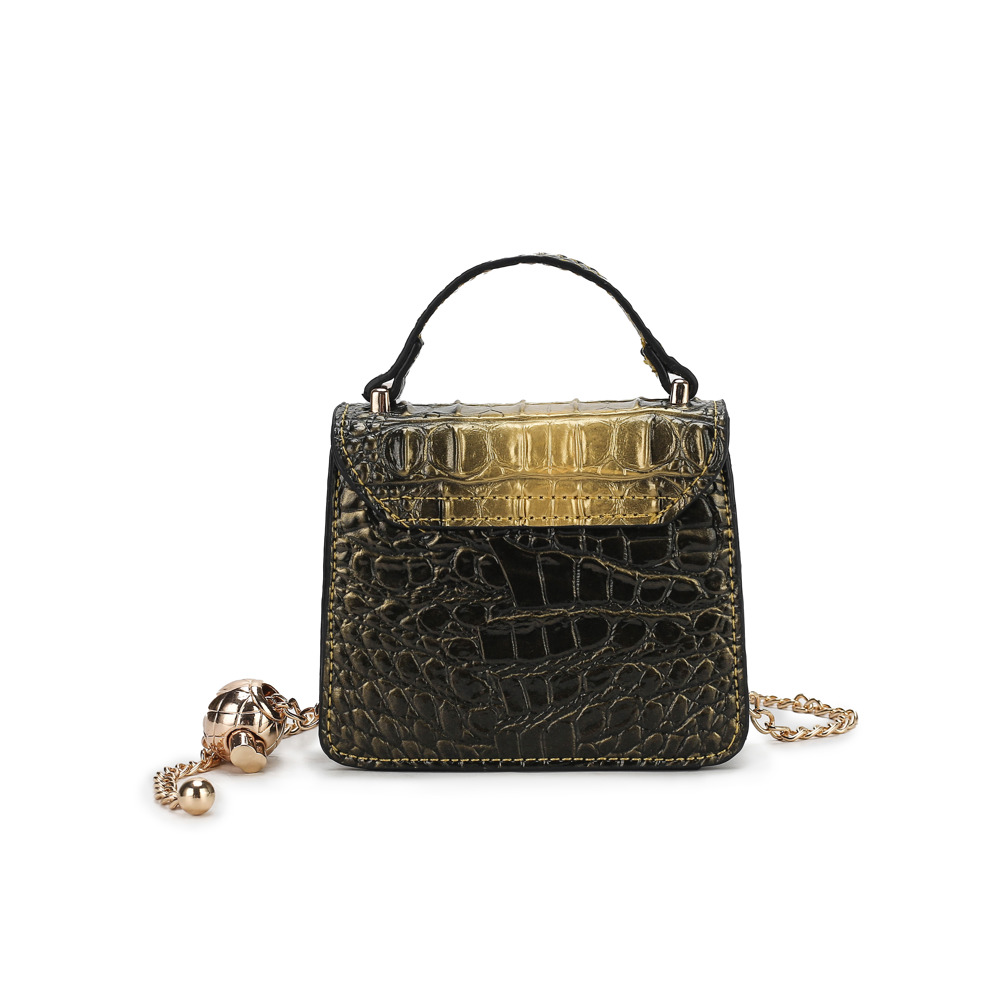 MKF Collection Luxe Croc Embossed Mini Satchel 