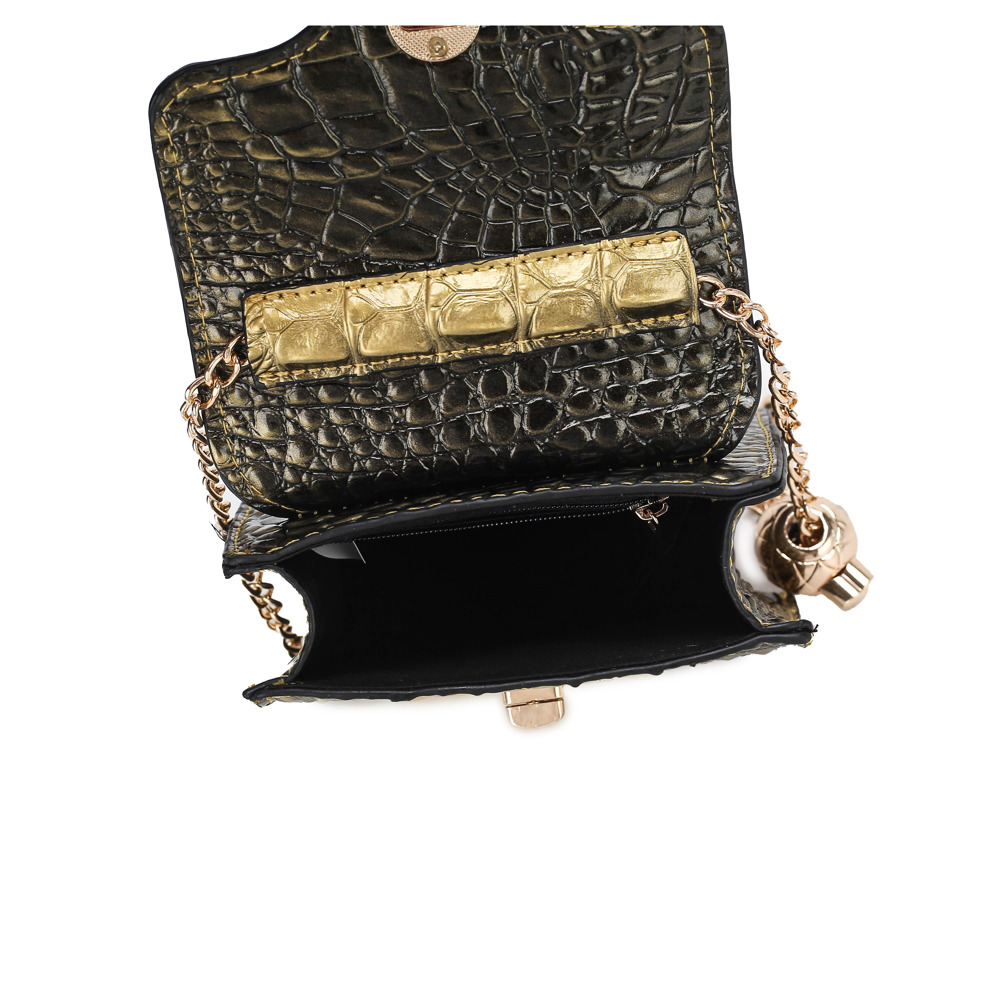 MKF Collection Luxe Croc Embossed Mini Satchel 