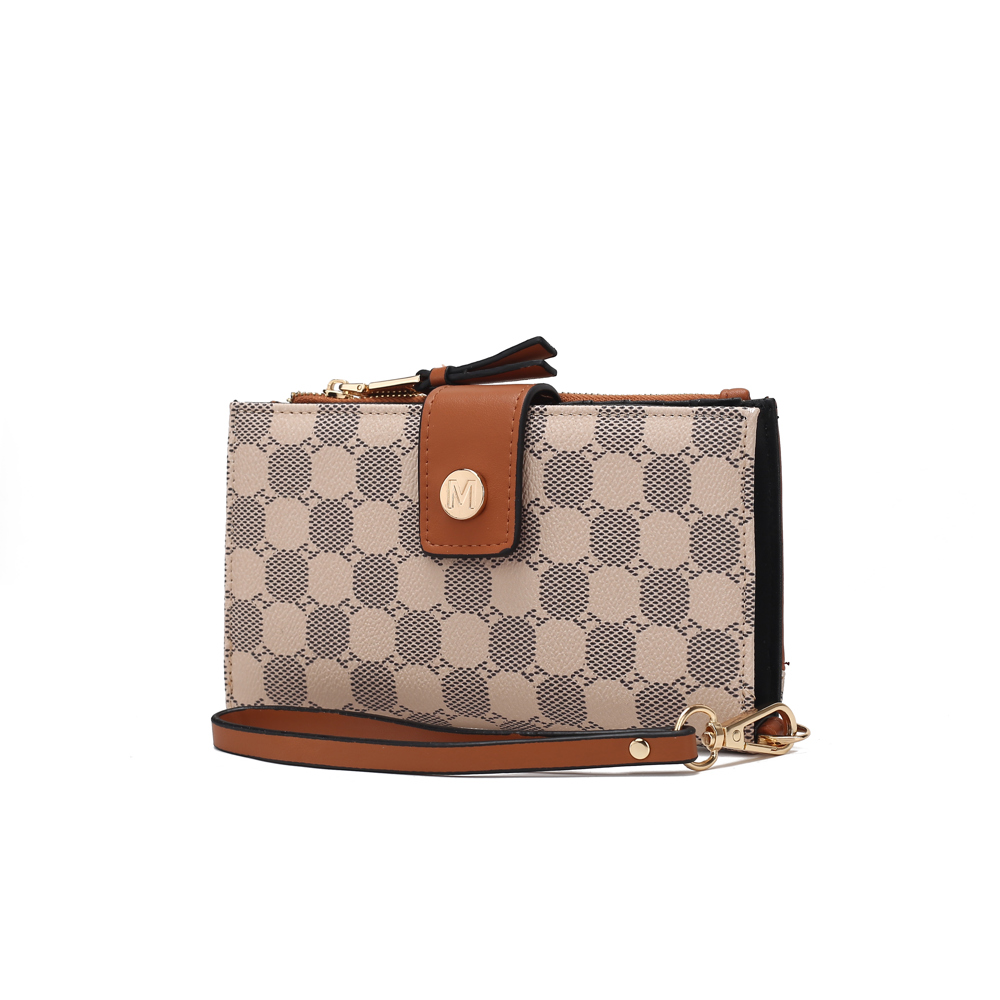 MKF Collection Solene Monogram Wristlet