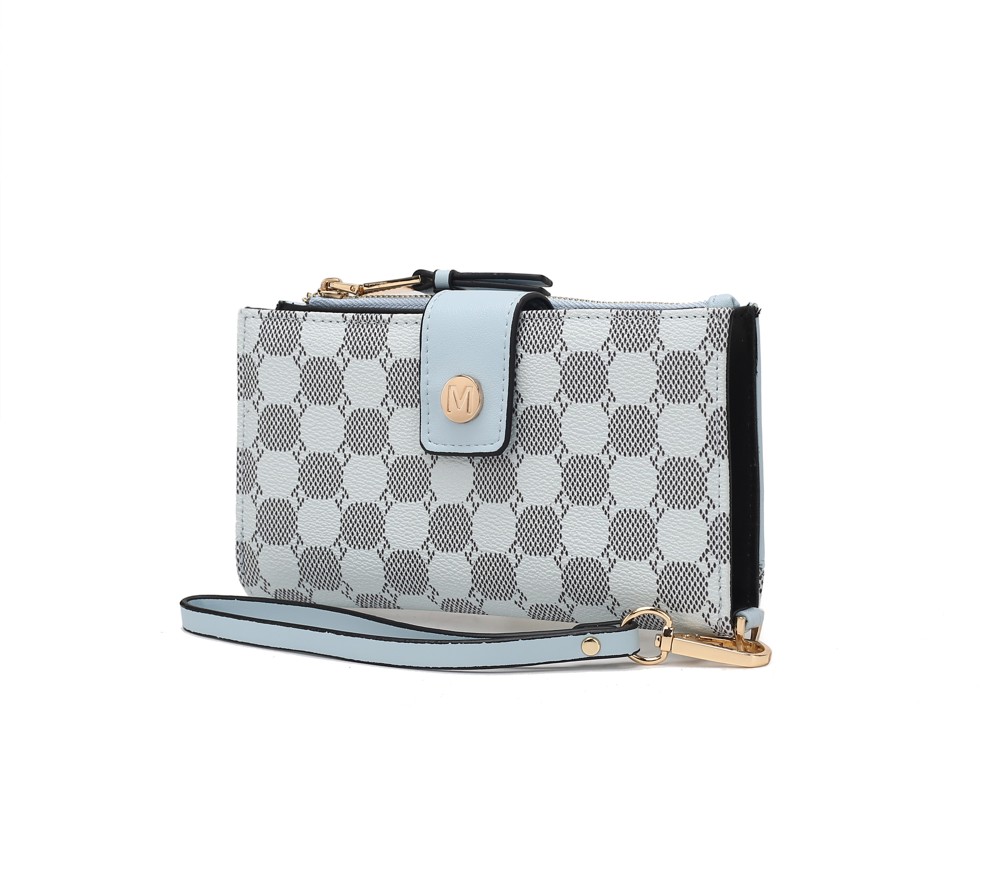 MKF Collection Solene Monogram Wristlet