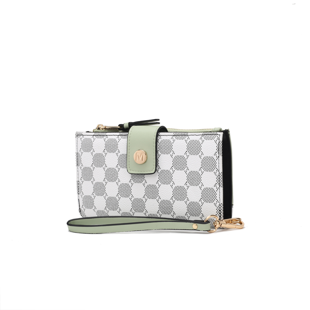 MKF Collection Solene Monogram Wristlet