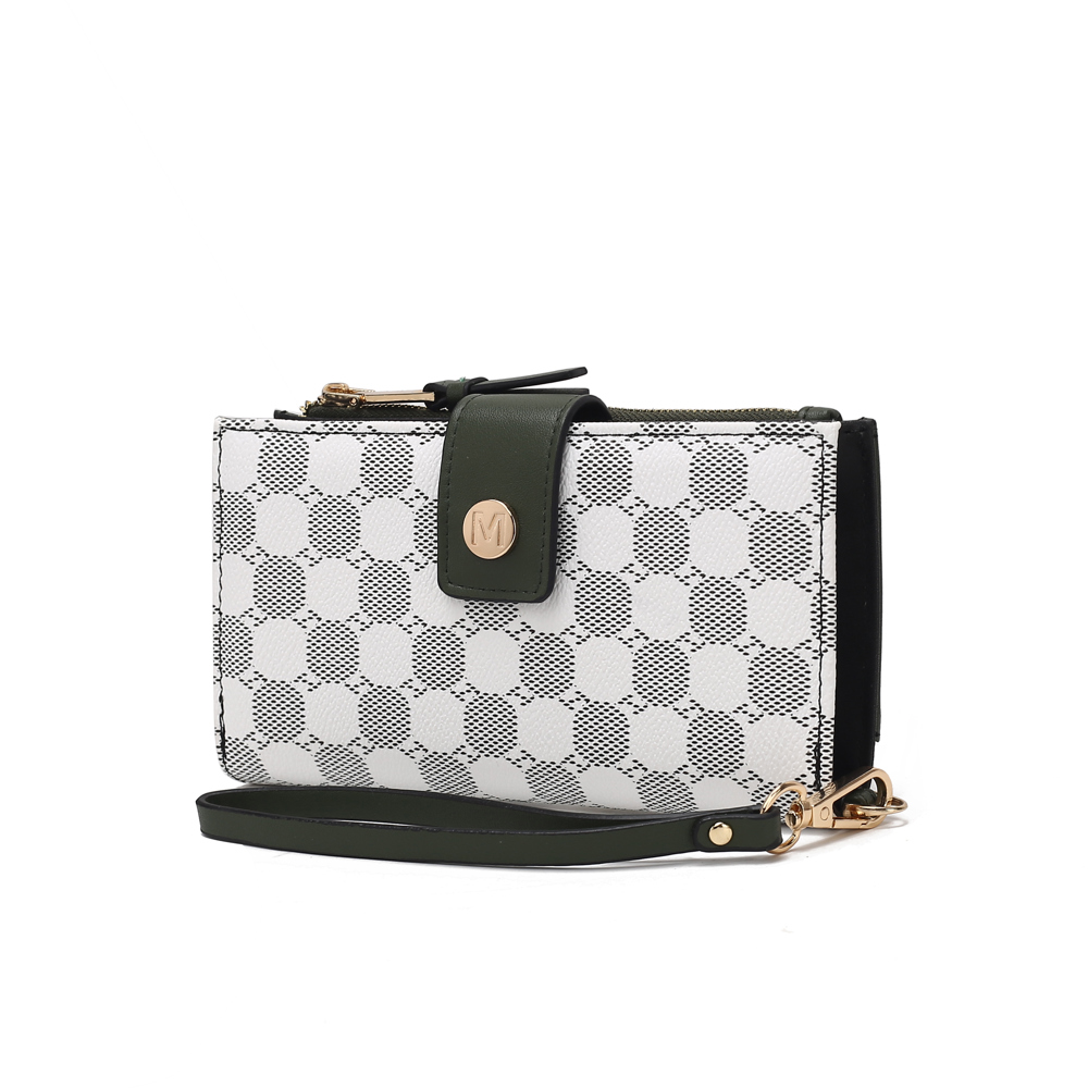 MKF Collection Solene Monogram Wristlet