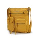 Yellow Solid MKF Collection Vintage Stiella Crossbody Bag by Mia K.