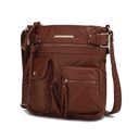 Chocolate Solid MKF Collection Vintage Stiella Crossbody Bag