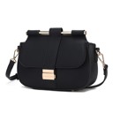 Black Solid MKF Collection Londyn Crossbody Bag by Mia K.