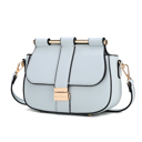 Light Blue Solid MKF Collection Londyn Crossbody Bag by Mia K.