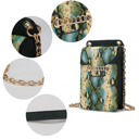 Beige Snake Skin MKF Collection Yael Faux Snake Phone Crossbody by Mia K