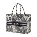 Black Botanical MKF Collection Adorabella Tote Bag By Mia K.