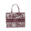 Black Botanical MKF Collection Adorabella Tote Bag By Mia K.