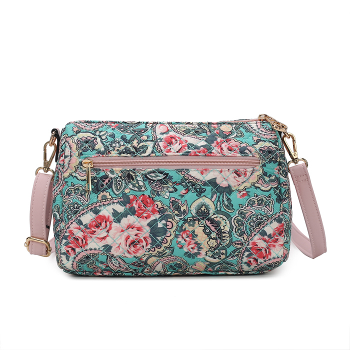 MKF Collection Rosalie Quilted Cotton Shoulder Bag by Mia K.