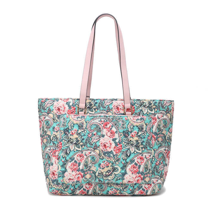 MKF Collection Hallie Quilted Cotton Tote Bag By Mia K.