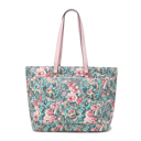 Green Botanical MKF Collection Hallie Quilted Cotton Tote Bag By Mia K.