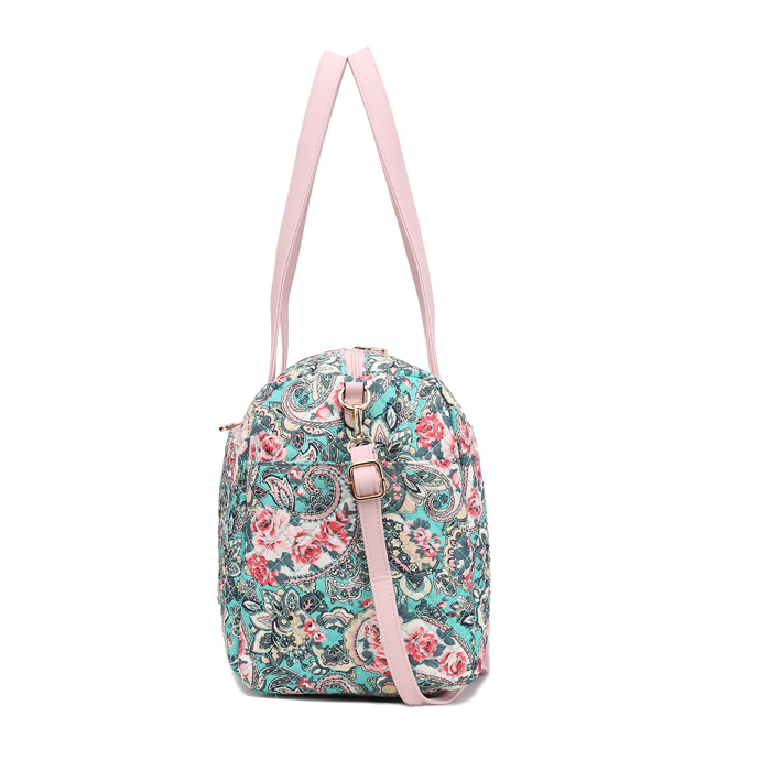 MKF Collection Khelani Cotton Botanical Duffle Bag by Mia K.