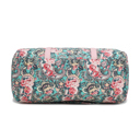 Blue Floral MKF Collection Khelani Cotton Botanical Duffle Bag by Mia K.