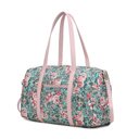 Green Floral MKF Collection Khelani Cotton Botanical Duffle Bag by Mia K.