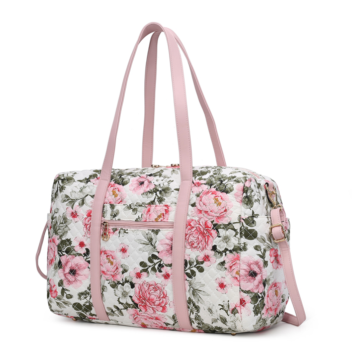 MKF Collection Khelani Cotton Botanical Duffle Bag by Mia K.