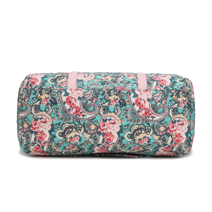 MKF Collection Khelani Cotton Botanical Duffle Bag by Mia K.