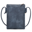 Black Solid MKF Collection Willow Crossbody bag by Mia K. 