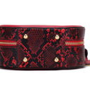 Red Faux Snake Embossed MKF Collection Mallory Crossbody by Mia K. 